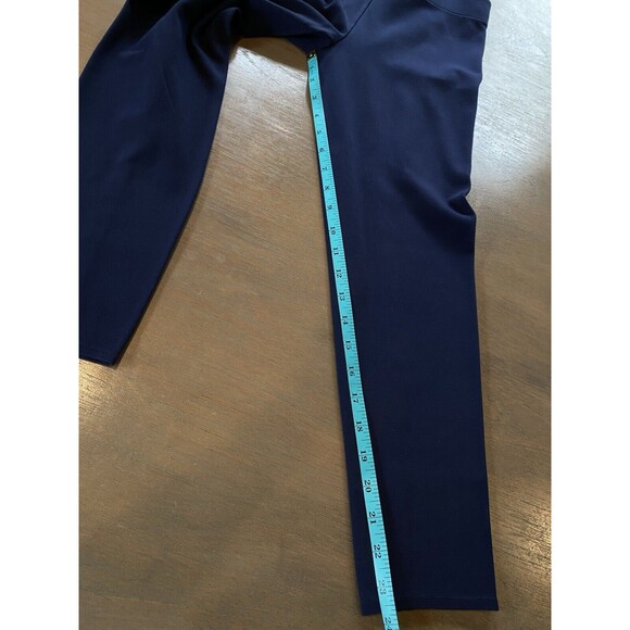 Max Studio Weekend Medium Blue Pants Leggings Pull On Ponte Knit Women's - Picture 7 of 9